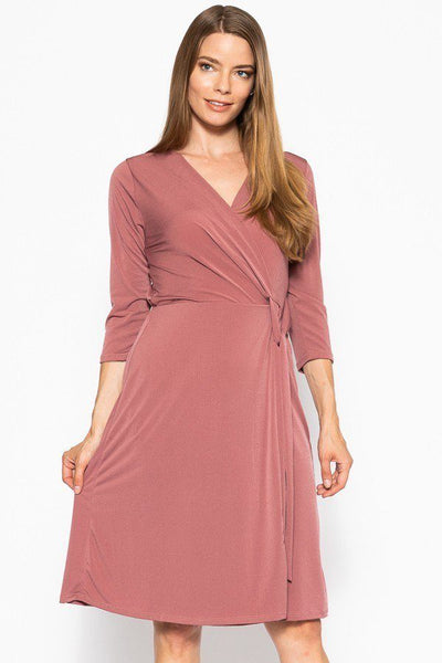 Midi 3/4 Sleeve Dress