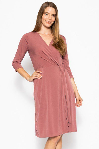 Midi 3/4 Sleeve Dress