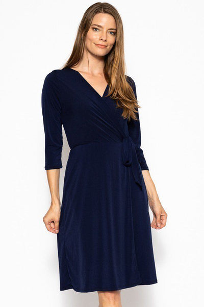 Midi 3/4 Sleeve Dress