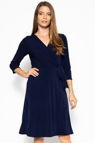 Midi 3/4 Sleeve Dress