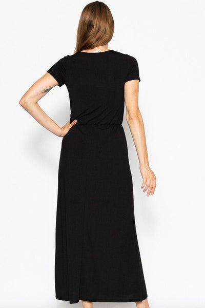 Short Sleeved Maxi Dress