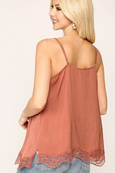 Sleek Satin Cami Top