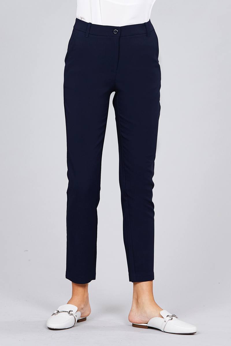 Seam Side Pocket Classic Long Pants