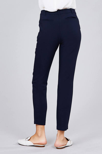 Seam Side Pocket Classic Long Pants