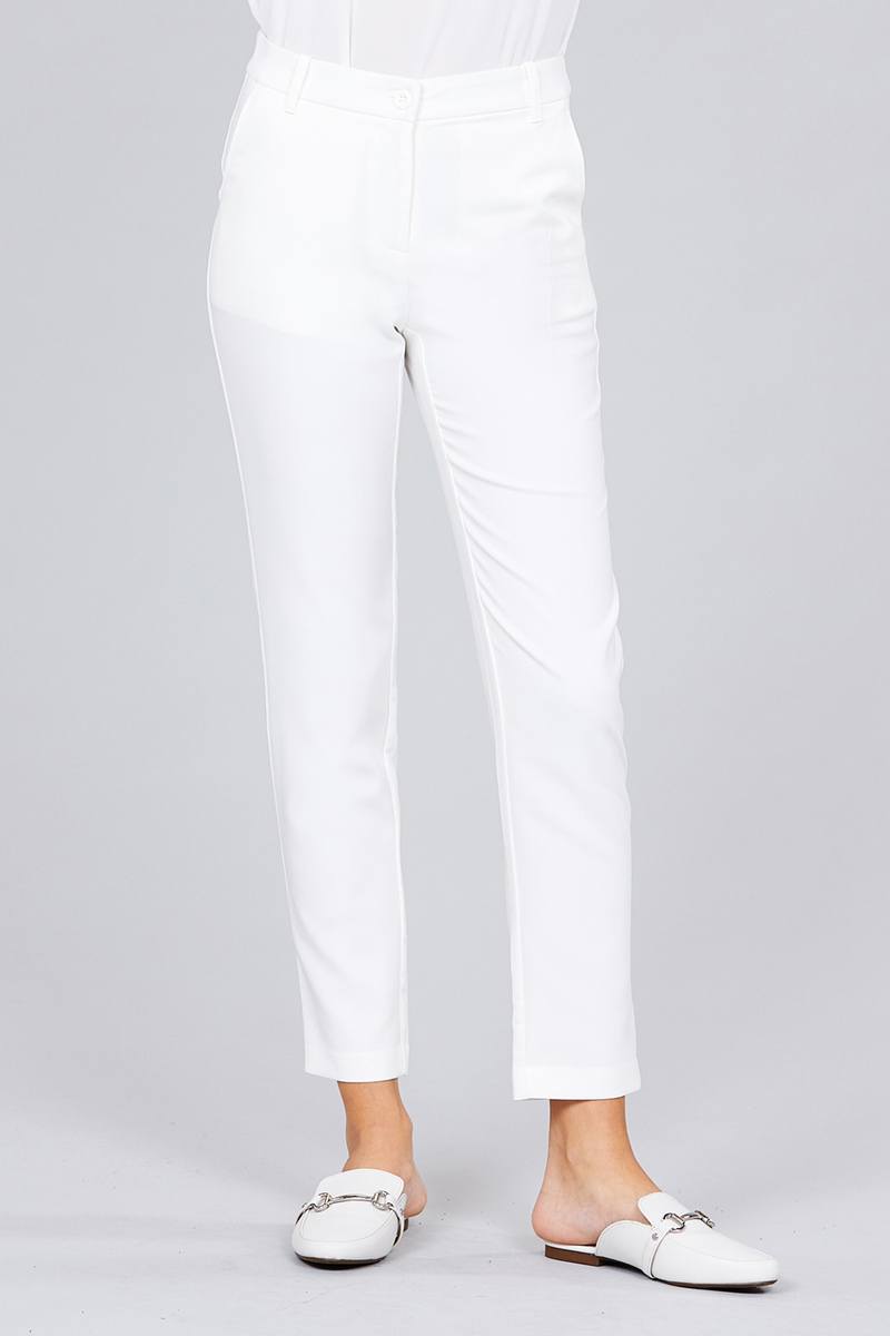 Seam Side Pocket Classic Long Pants