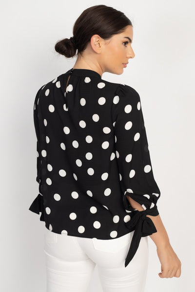 Long Sleeve Polka Dot Shirt