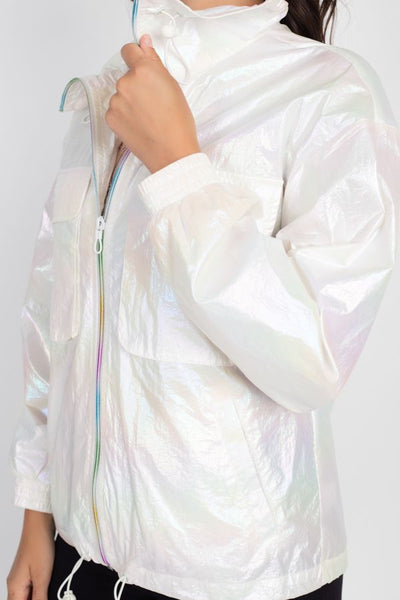 Holographic Windbreaker Jacket