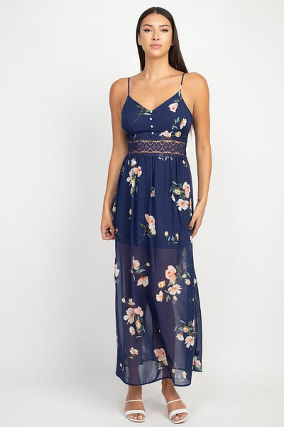 Floral Lace Maxi Dress